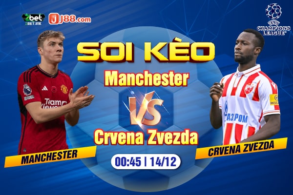 Soi Kèo Trận Đấu Manchester vs Crvena