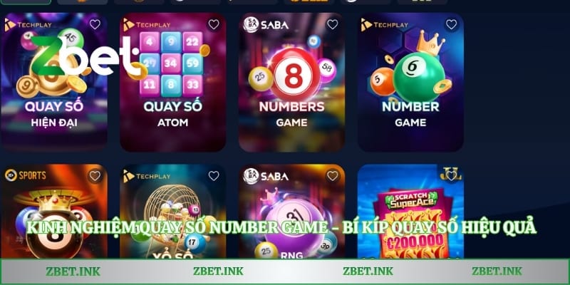 Kinh Nghiệm Quay Số Number Game - Bí Kíp Quay Số Hiệu Quả