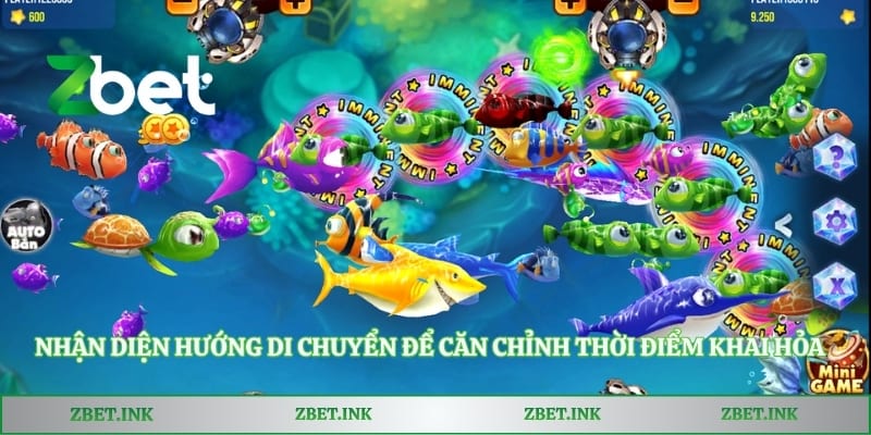 Nhận diện hướng di chuyển để căn chỉnh thời điểm khai hỏa