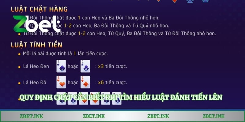 Quy định chặt cần biết khi tìm hiểu luật đánh tiến lên