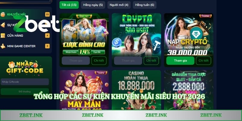 Tổng hợp các sự kiện khuyến mãi siêu hot 2026